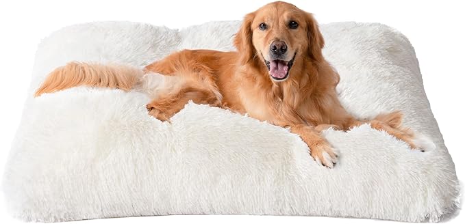 EHEYCIGA Fluffy Dog Crate Pad
