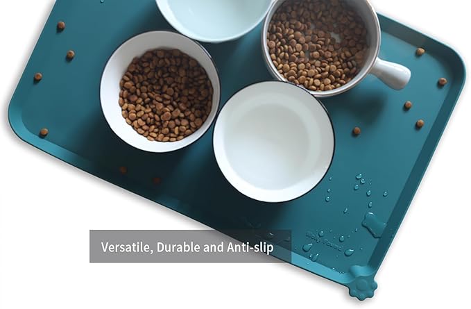 Hoki Found L Silicone Pet Food Mats Tray