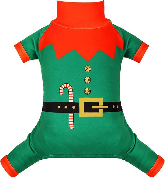 CuteBone Turtleneck Dog Pajamas Pet Clothes Thermal Dralon Onesie Cashmere High-Necked Puppy Pjs Coat GP12L