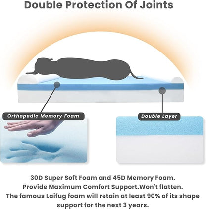 Laifug Orthopedic Memory Foam Extra Large Dog Bed