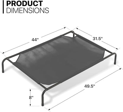 MoNiBloom Elevated Dog Bed for Large Dogs 50 Inches