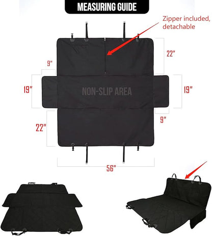 Pets Car Seat Cover 63x56 inches)
