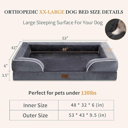 Waterproof Orthopedic Foam Dog Beds