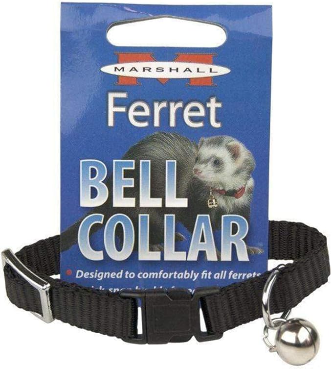 Marshall Pet Products Bell Collar, (Black)