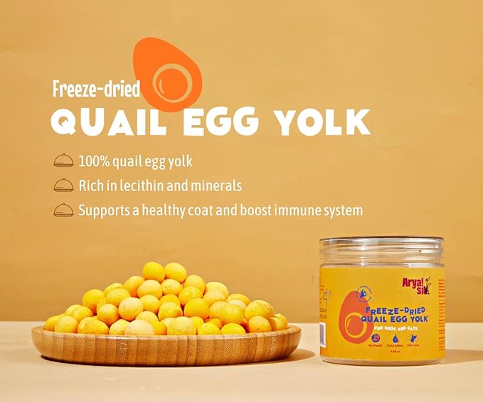 Freeze-Dried Single Ingredient Dog Treats (Egg Yolk 5oz)