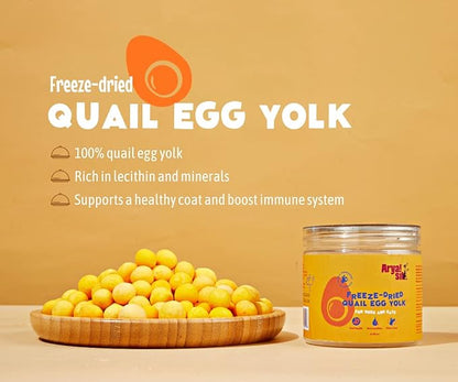 Freeze-Dried Single Ingredient Dog Treats (Egg Yolk 5oz)