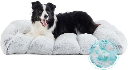 Shredded Memory Foam Fluffy Dog Crate Pad 43"x 28"