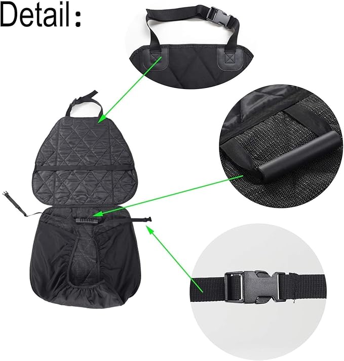 Pet Deluxe Thick Front Dog Car Seat Cover for Car SUV Waterproof Nonslip Pet Seat Covers for Jeep Dogs Cats 2 Front (2 Pack)