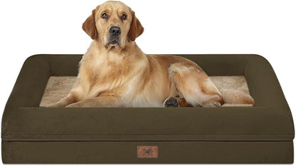 Orthopedic Washable Large Dog Bed: Large Dog Bed Bolster Waterproof