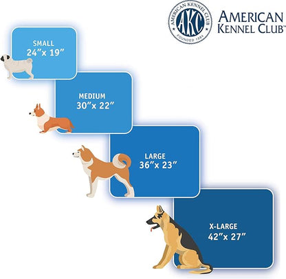 American Kennel Club Orthopedic Crate Mat 23 by 36-Inch, Tan