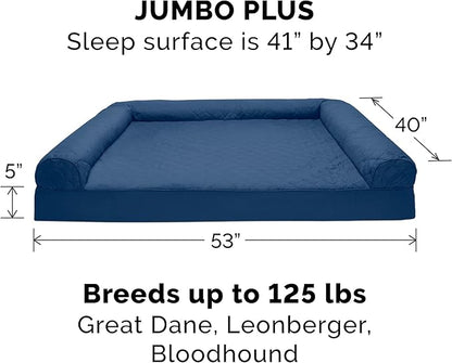 Furhaven Replacement Dog Bed Cover Quilted Sofa-Style