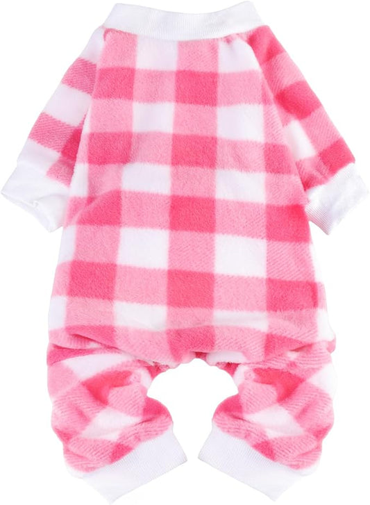 SCENEREAL Dog Pajamas for Small to Large Dogs Soft Pet Sweater Clothes Warm Puppy Onesie Outfits for Doggie Winter Christmas