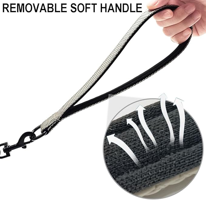 Long Leash for Small Dogs 8FT/12FT/20FT/30FT/50FT/65FT/75FT/100FT Reflective