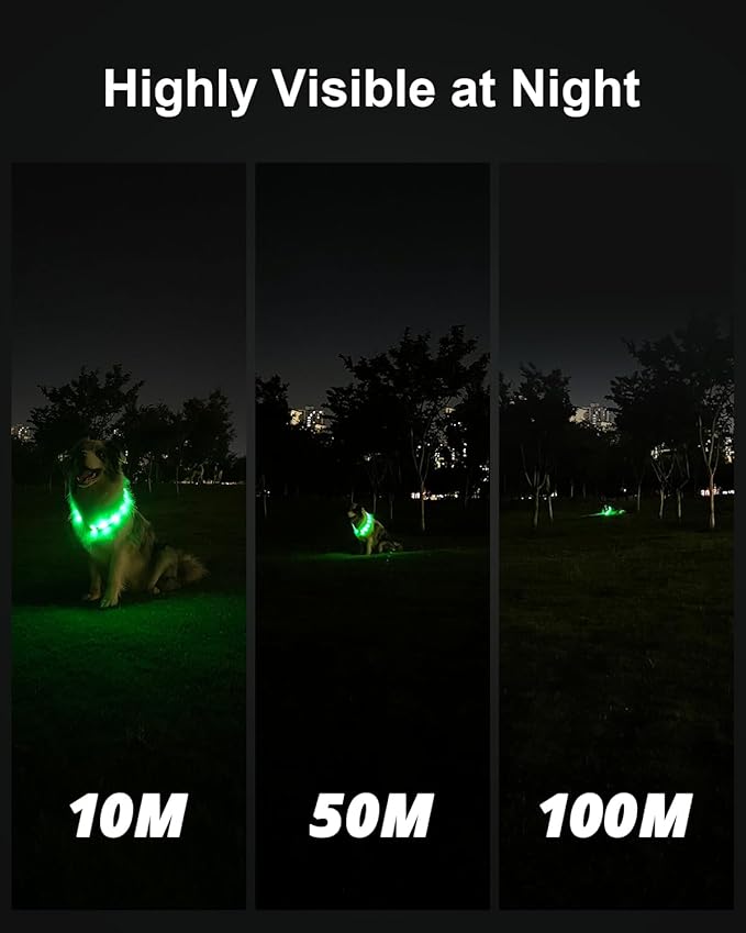 Joytale Light Up Dog Collar 9 Flashing 27.5 Inch