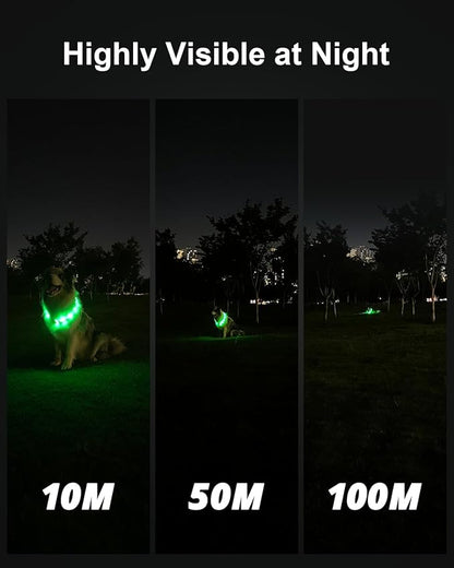 Joytale Light Up Dog Collar 9 Flashing 27.5 Inch