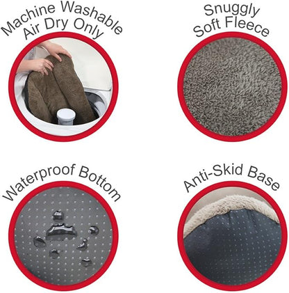 SportPet Designs Waterproof Pet Bed 20 inches,Brown