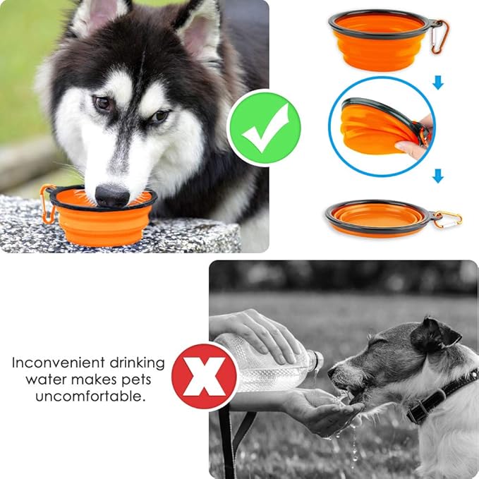 SlowTon Dog Car Seat Belt (Orange,1 Pack)