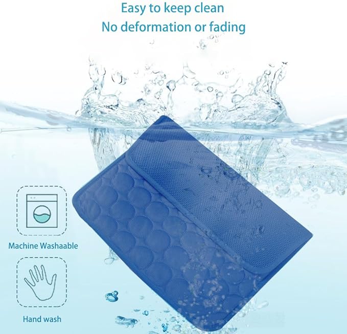 MICROCOSMOS Summer Cooling Mat & Sleeping Pad- Water Absorption Top 40" x 28")