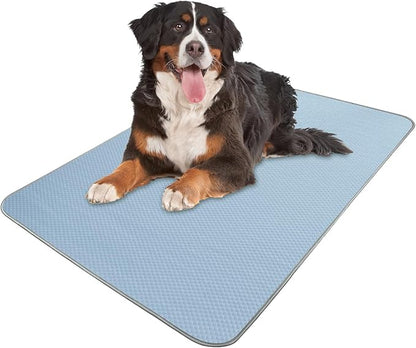 Summer Dog Cooling Mat Washable Ice Silk Self Cool Pad for Small Medium Large Dogs and Cats 59x40in)