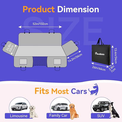 Back Seat Extender for Dogs 400lbs, Hard