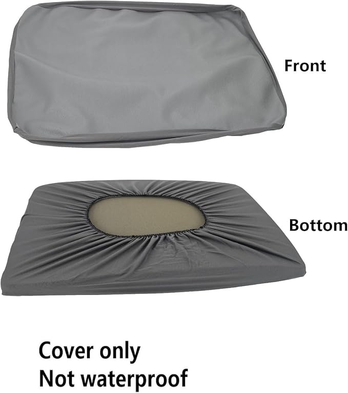 Easy Clean Dog Bed Cover Hair Resistant Not Waterproof 44 x 32 Inch Grey