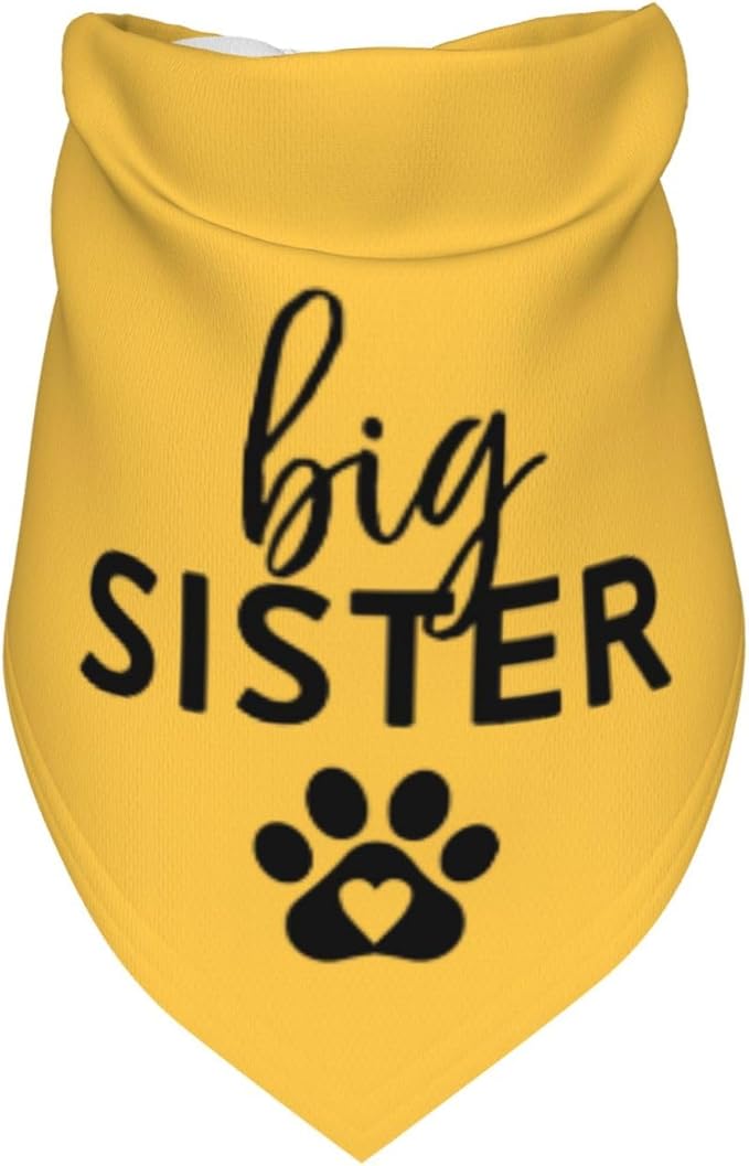 Big Sister Dog Bandana