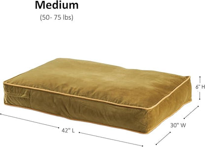 Buster Reversible Rectangle Pillow Style Dog Bed (42 x 30 in.)