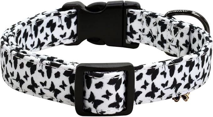 Flower Patterns Dog Collar with Accessories