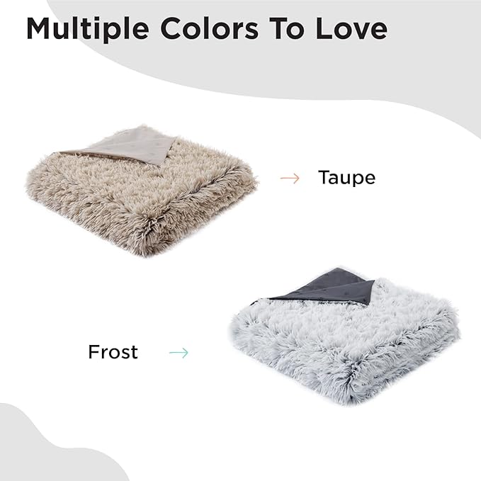 Best Friends by Sheri Calming Shag Dog Blanket for Large Dogs 60" x 80"