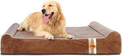 Laifug Orthopedic Memory Foam Extra Large Dog Bed Pillow (50" x 36" x 10"
