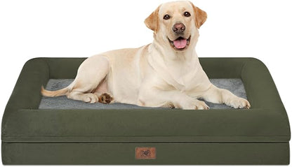 Orthopedic Washable Large Dog Bed: XLarge Dog Bed Bolster Waterproof