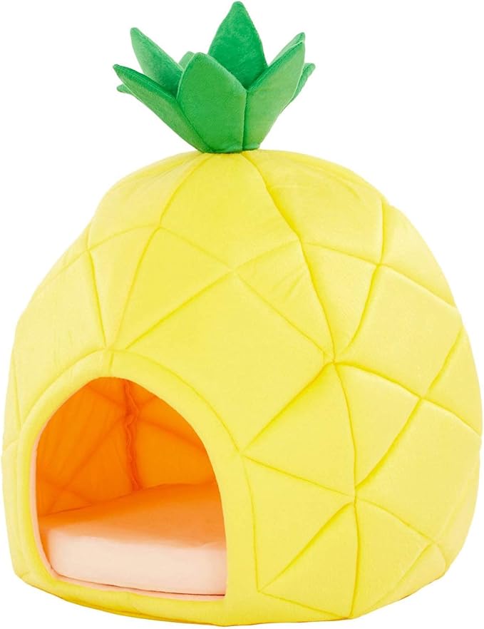 YML Pineapple Pet Bed House for Small Animals, Cats and Dogs (FH034_1)