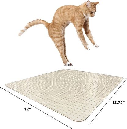 RESILIA Counter Top Protector Pet Deterrent Tiles 12 Inches 12.75 Inches, 4 Pack