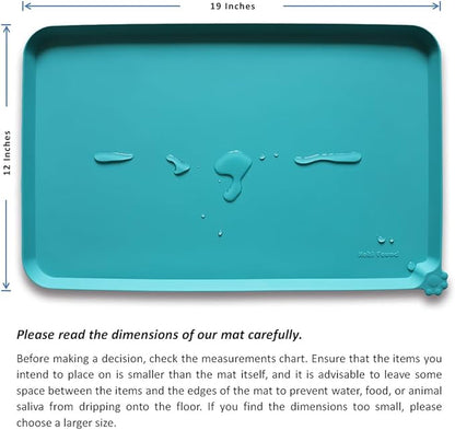 Hoki Found Silicone Pet Food Mats Tray