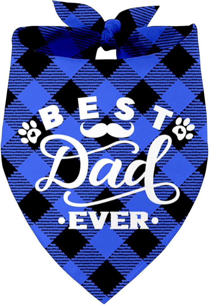 Best Dad Ever Dog Bandana (C6)