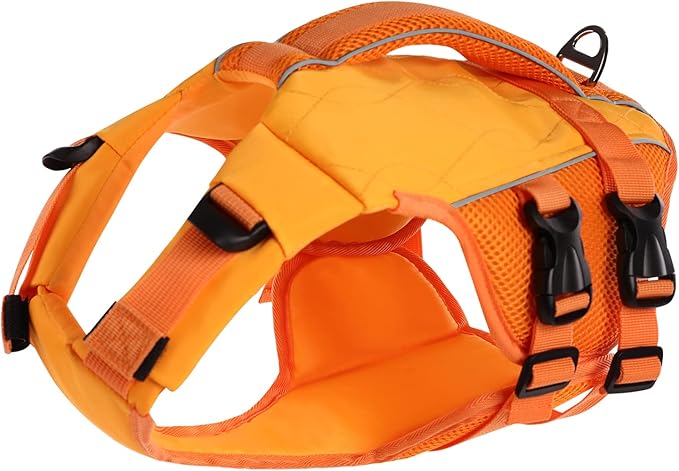 ASENKU Dog Life Jacket with Rescue Handle