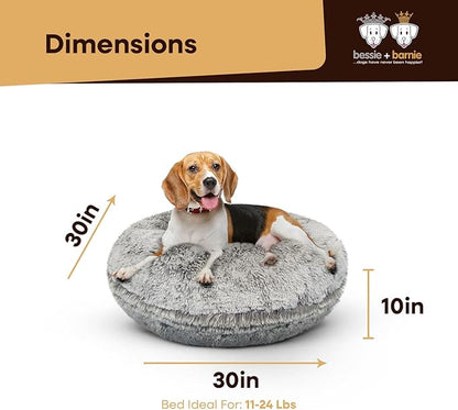 Bessie and Barnie Bagel Donut Dog Bed