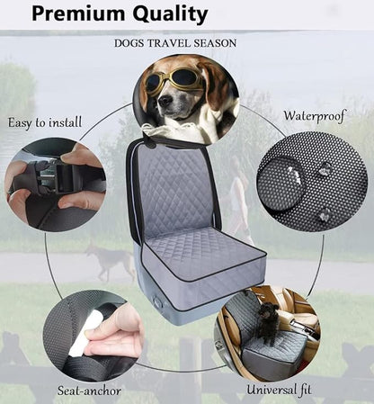 Front Pet Seat Cover Protector for Dogs Cats