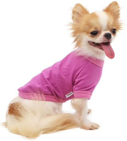 LOPHIPETS 100% Cotton Dog Tee Shirt for Small