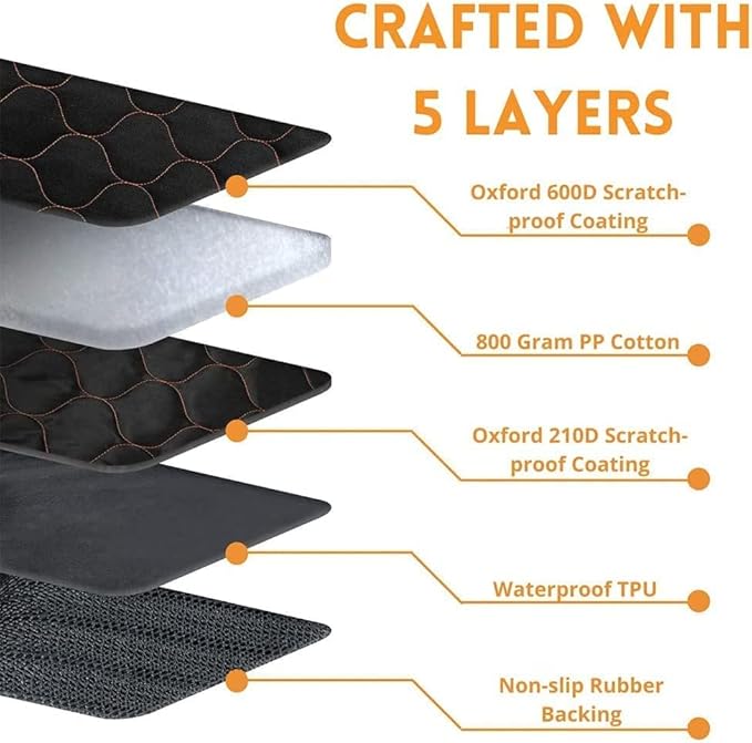 Dog Car Seat Cover Protector 100% Waterproof