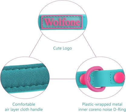 Waterproof Dog Leash Carabiner Leash for Dogs Soft 5ft*15mm*2.0mm Viridian