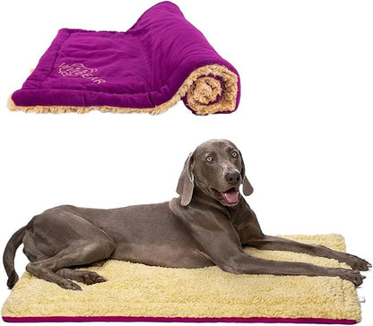 Dog Crate Mat Dog Bed Mat 27.5x43”Reversible Pet 500gms Sleeping