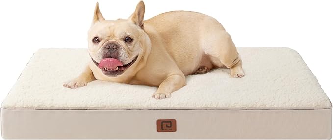 EHEYCIGA Orthopedic Medium Dog Beds for Small Dogs with Removable Washable Cover for Crate 30x20