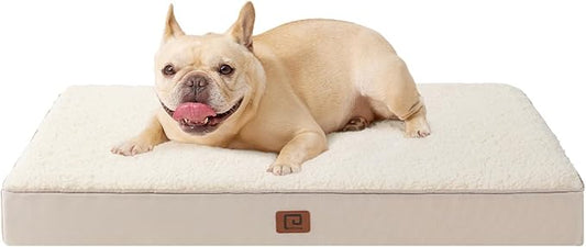 EHEYCIGA Orthopedic Medium Dog Beds for Small Dogs with Removable Washable Cover for Crate 30x20