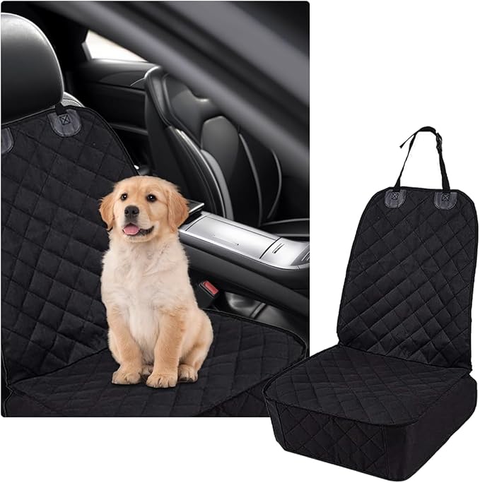 Ziciner Car Front Seat Dog Cover 600D Waterproof