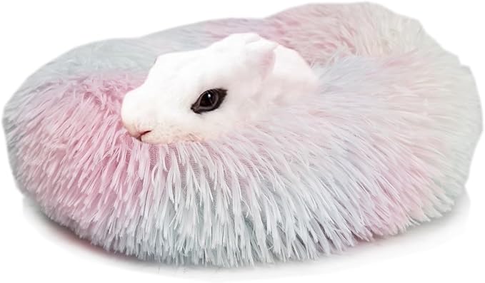 Guinea Pig Bed for Cage Plush Calming Hideout 11.8 inch