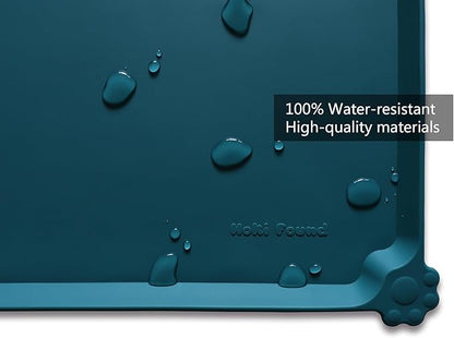 Hoki Found Large Silicone Pet Food Mats Tray