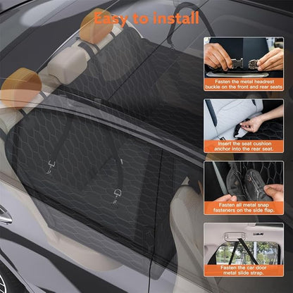 Ultimate Dog Car Seat Cover 400lbs& Waterproof,with 630D Oxford-Fabric-Ideal