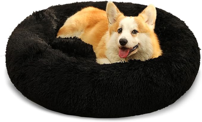 Dog Bed Calming Dog Beds for Small Medium Large Dogs Bed(20"/27"/35") (Medium,