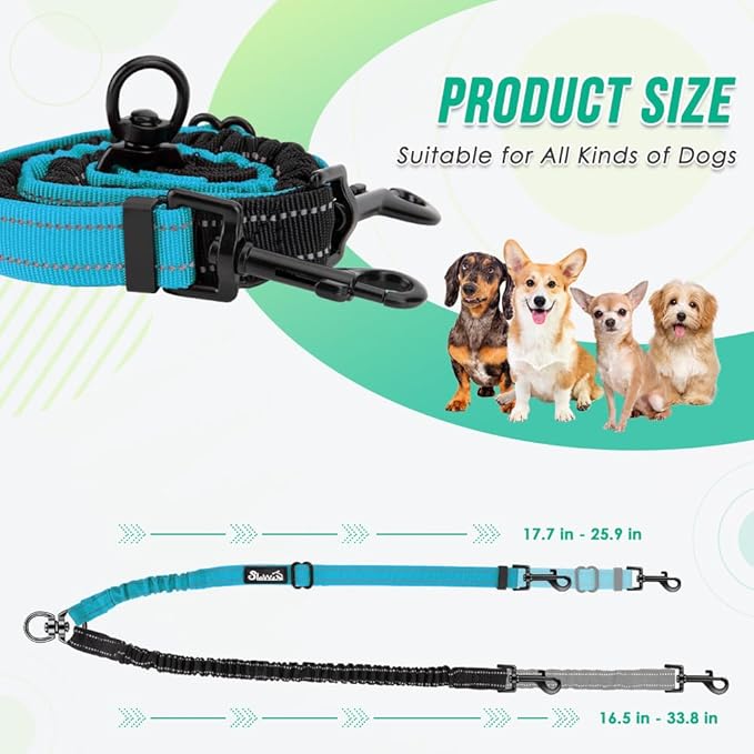 Two Dog Lead 2 in 1 Upgraded